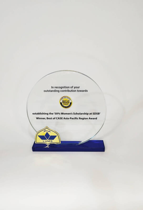 Round Crystal Award