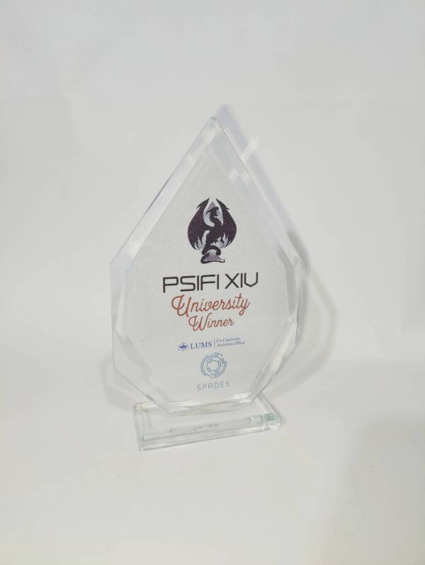 Diamond Shaped Crystal Awards