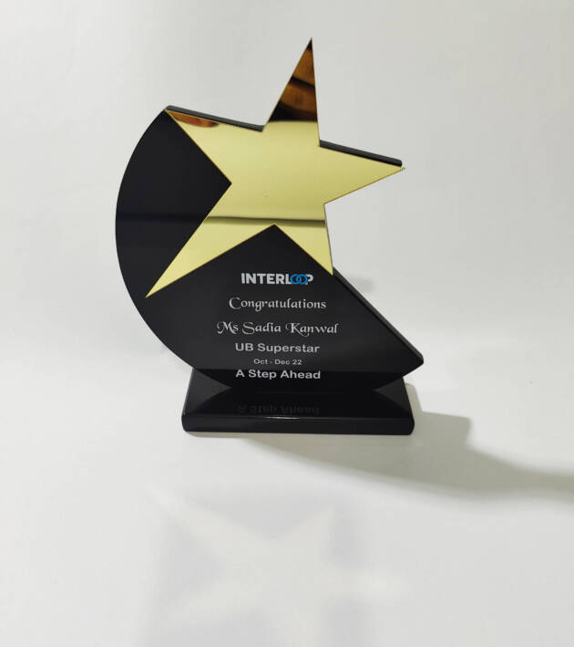 Shining Star ACRYLIC Award