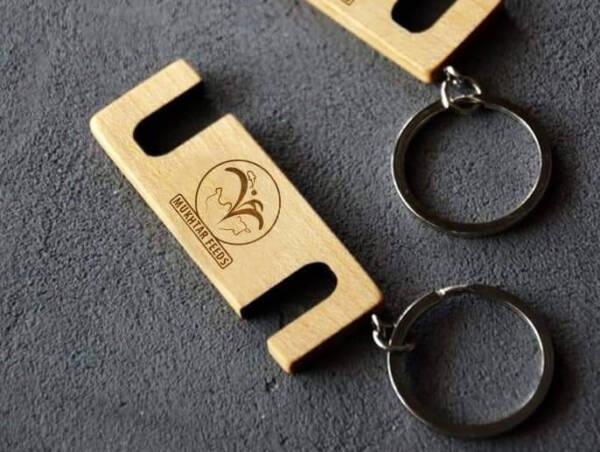 fashion handmade wood key holder/ keychain