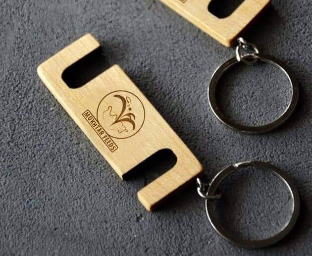 fashion handmade wood key holder/ keychain