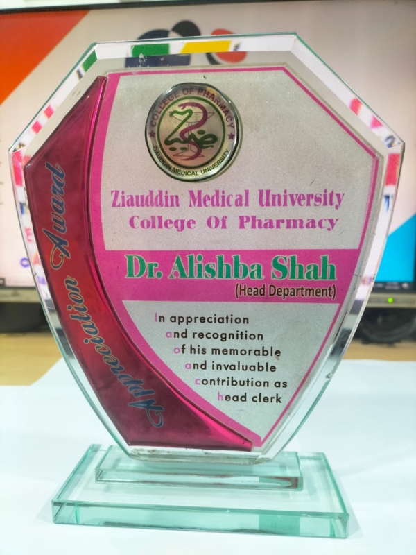 Glass Glitter Printing Award