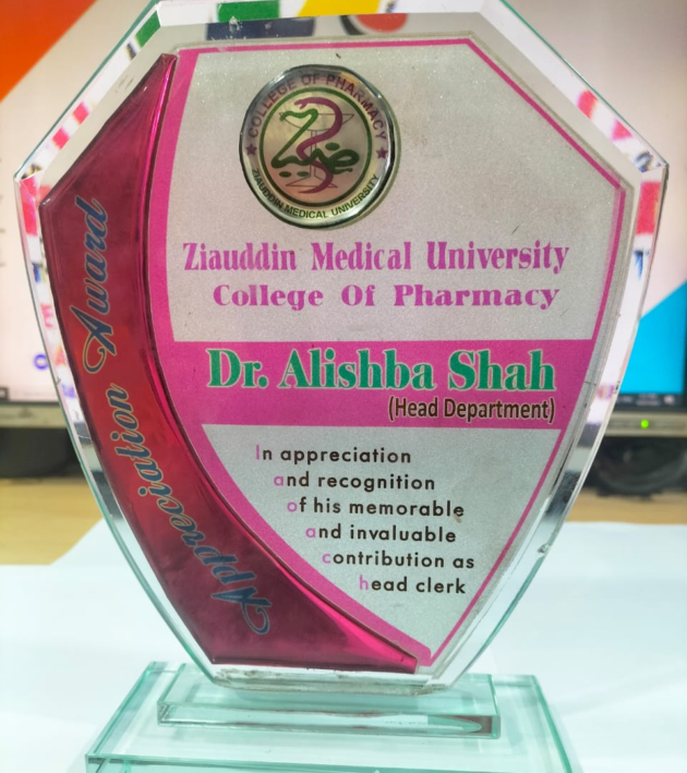Glass Glitter Printing Award