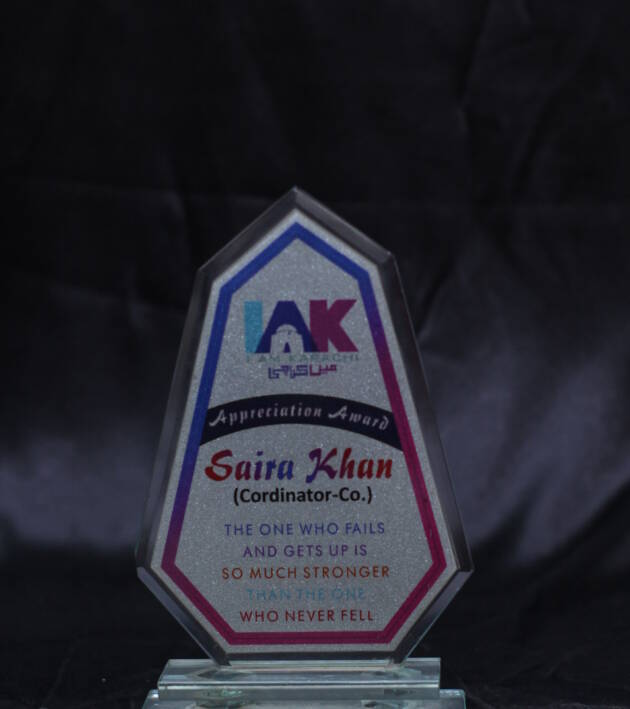 Glass Glitter Printing Awards