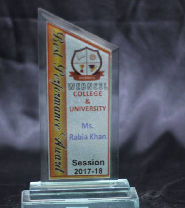 Glass Glitter Printing Award