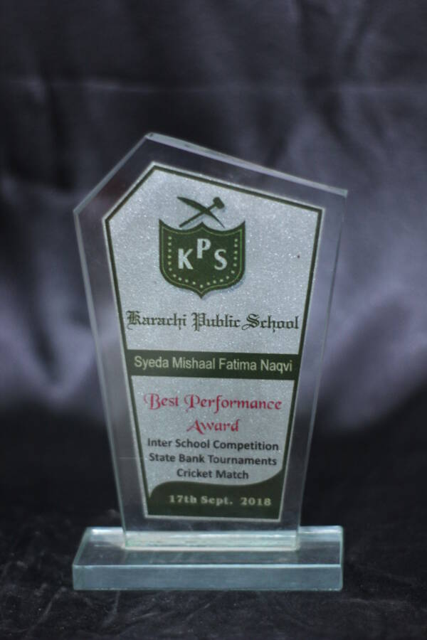 Glass Glitter Printing Award
