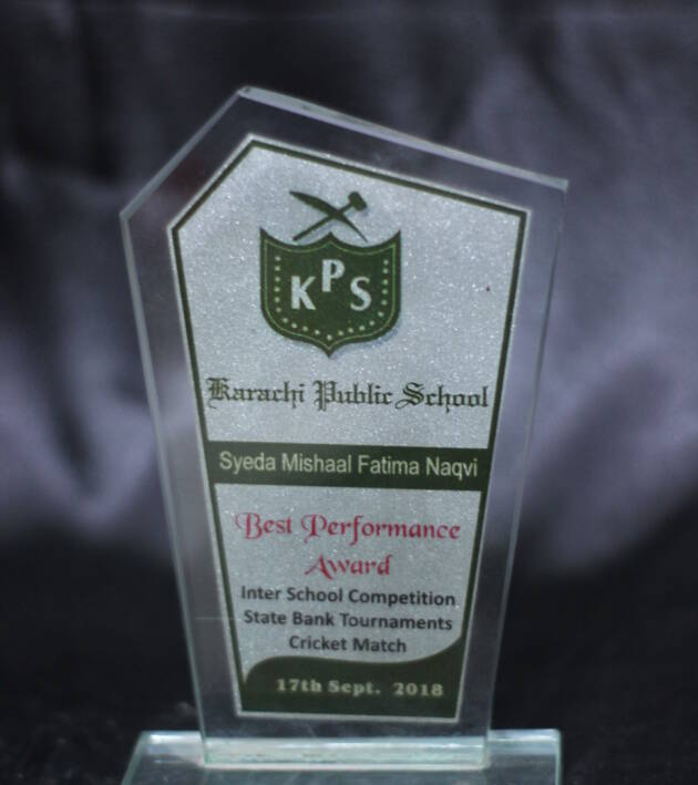 Glass Glitter Printing Award