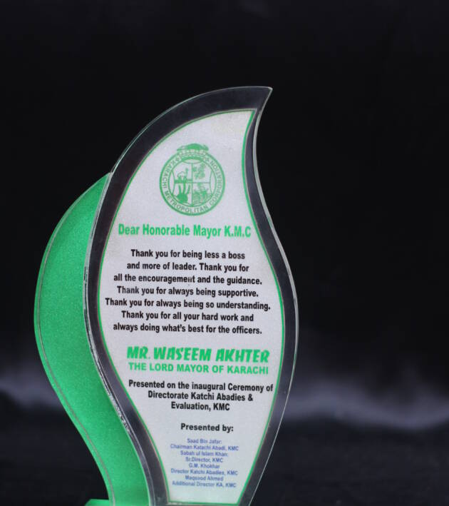 ACRYLIC GLITTER AWARDS